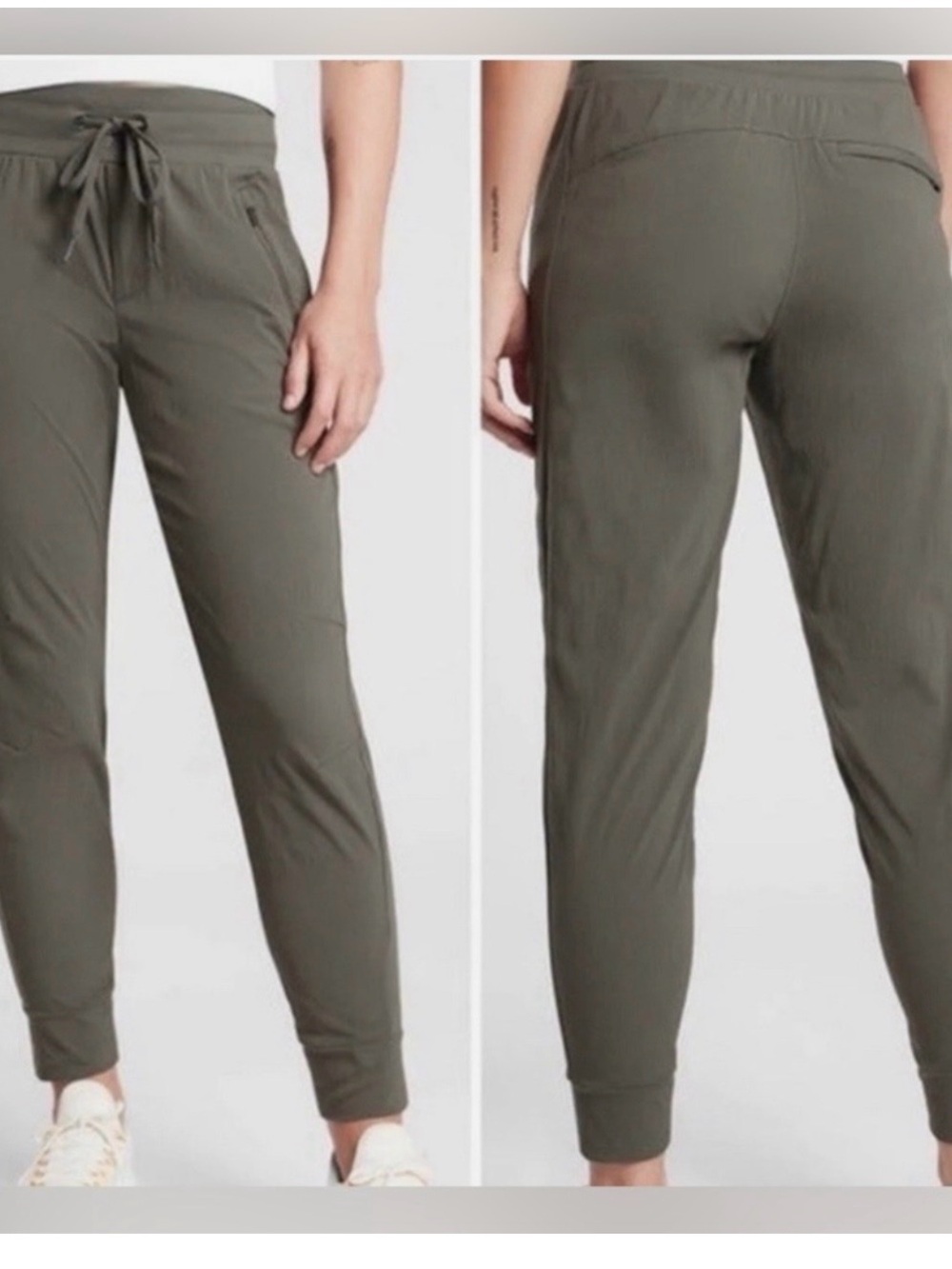 Athleta Olive Trekkie North Drawstring Joggers